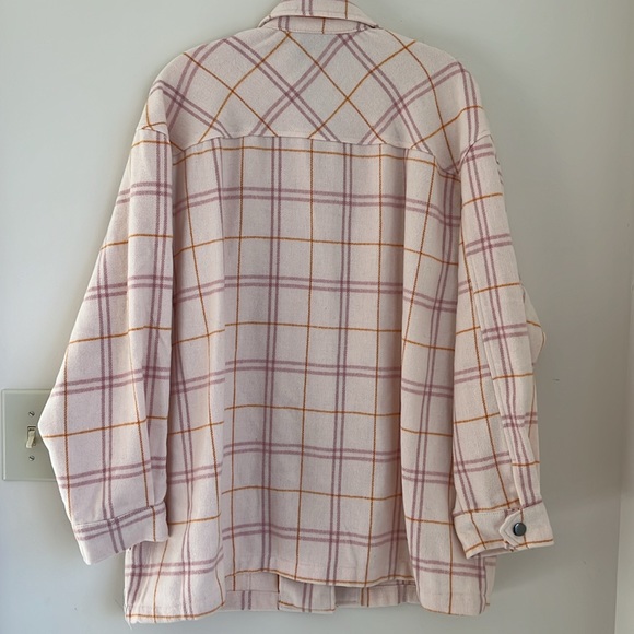 HFX plaid flannel jacket, size large - Picture 2 of 10
